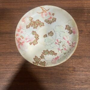 Elegant Floral Porcelain Dish